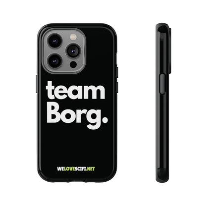 Team Borg iPhone Cases - Supervillain Tough Mobile Covers