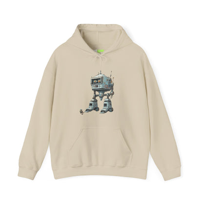 Get Out Of My Way Little Robot Spaceart Sci-Fi Hoodie