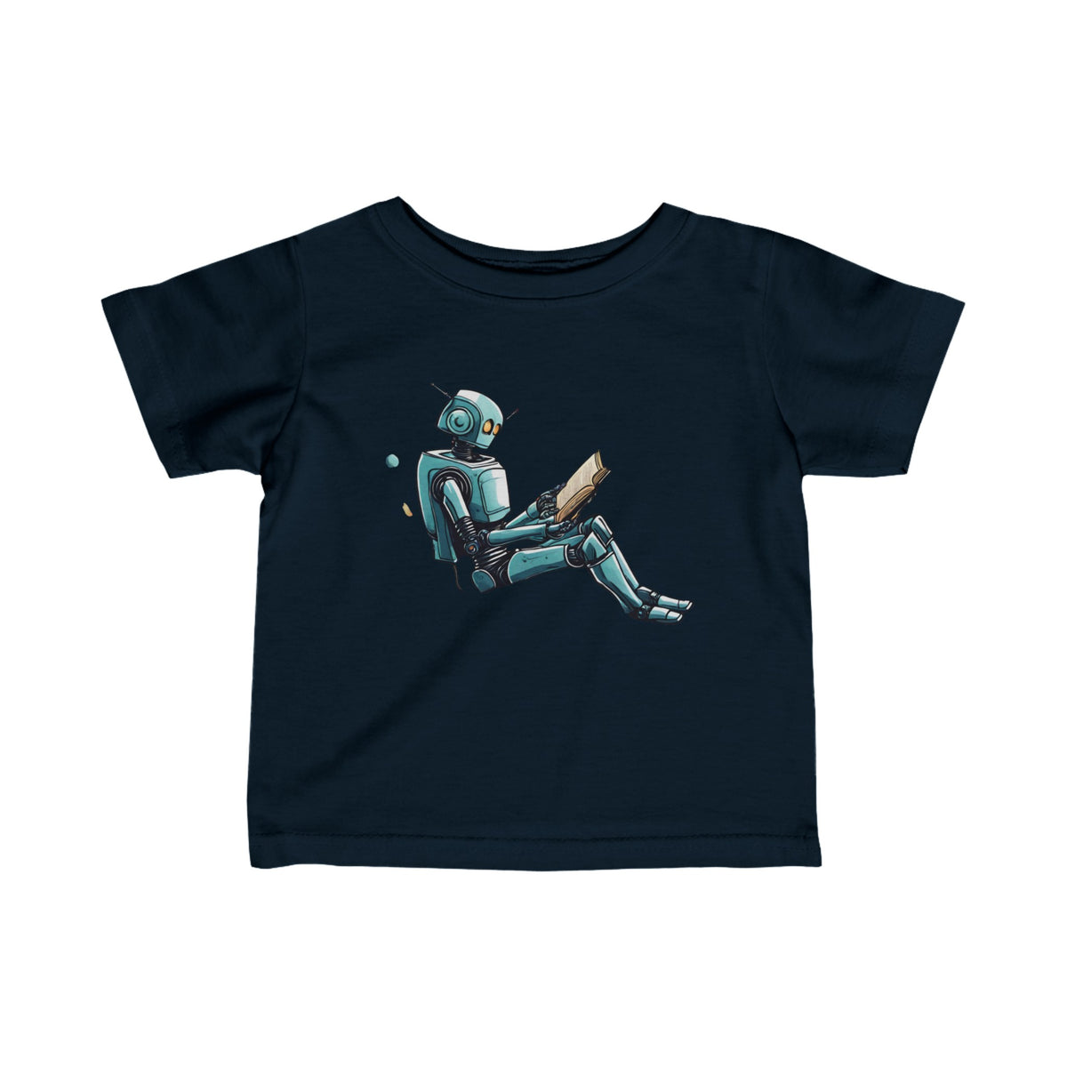 Space Art Infant Tee Sci-Fi Fine Jersey | Read Like a Robot