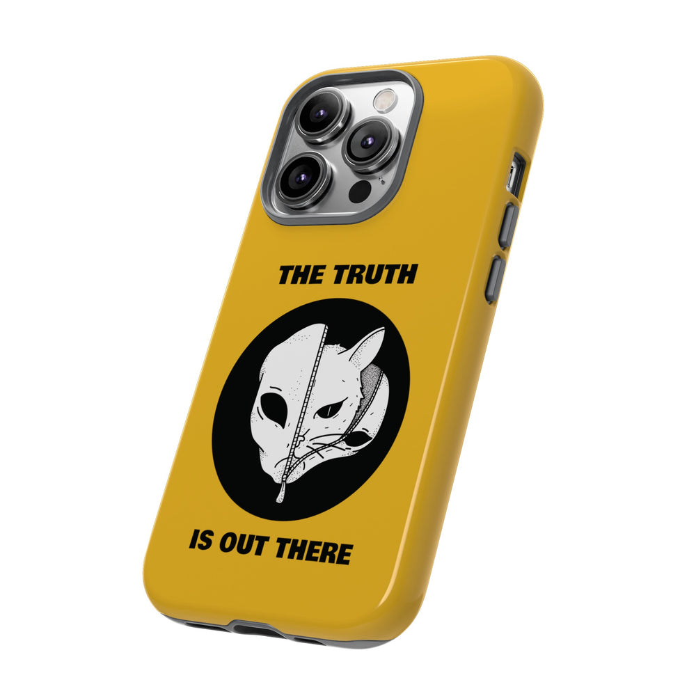 The Truth Is Outthere Funny Cat UFO Tough iPhone Mobile Cases-welovescifi.net