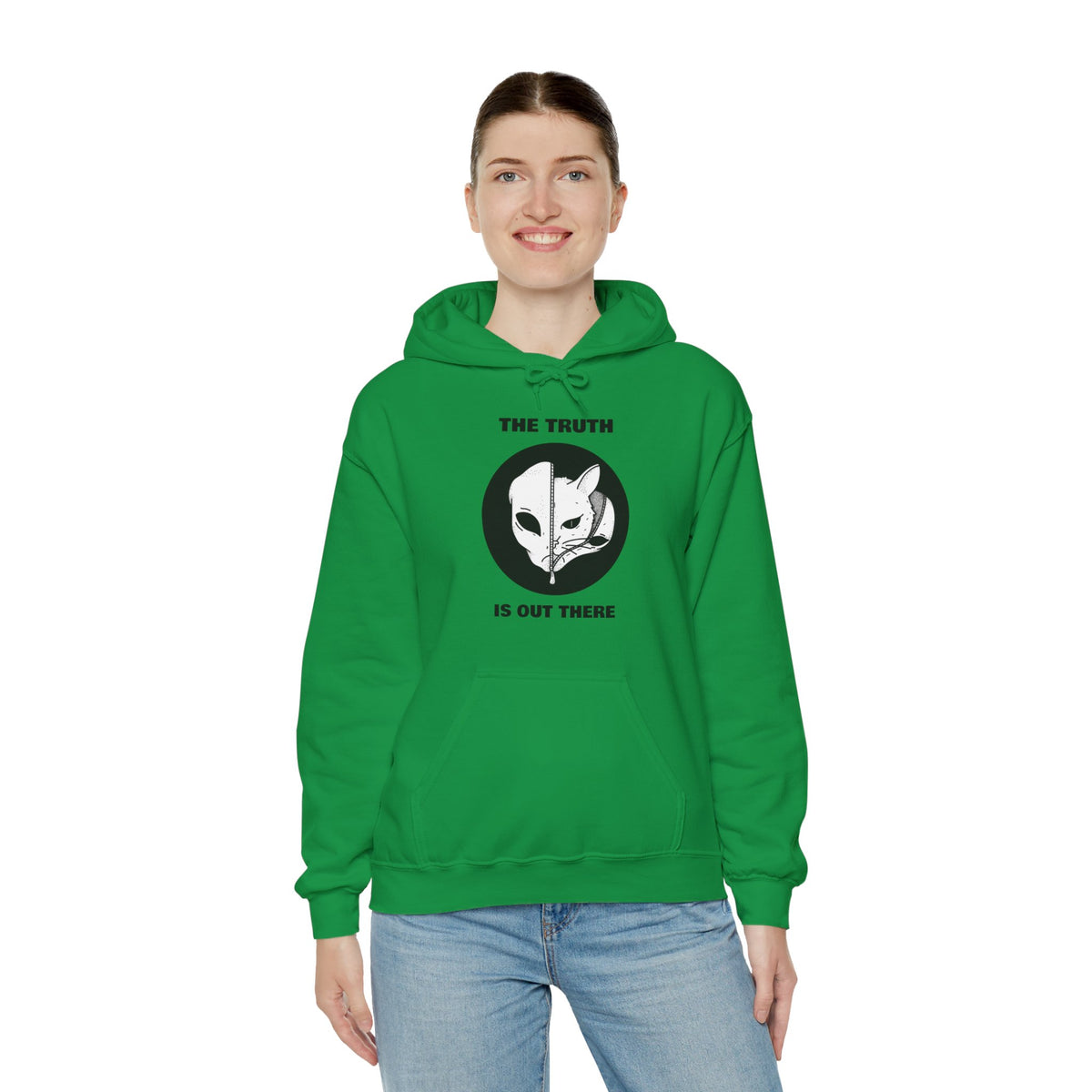 The Truth Is Out There Alien Cat Sci-Fi Hoodie Shop Now