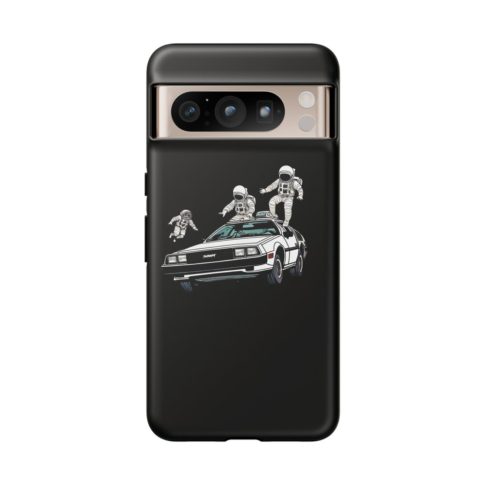 Party in a Delorean Astronaut Google Pixel Mobile Cases 