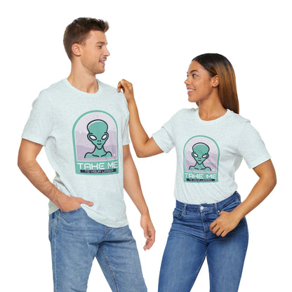 sci-fi UFO t-shirt-Take Me to Your Leader UFO SciFi T-Shirt