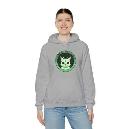 Cryptozoology Tracking Society Funny Cat Alien Hoodie