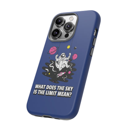 Astronaut iPhone Case Sky Is the Limit Sci-Fi Mobile Cover