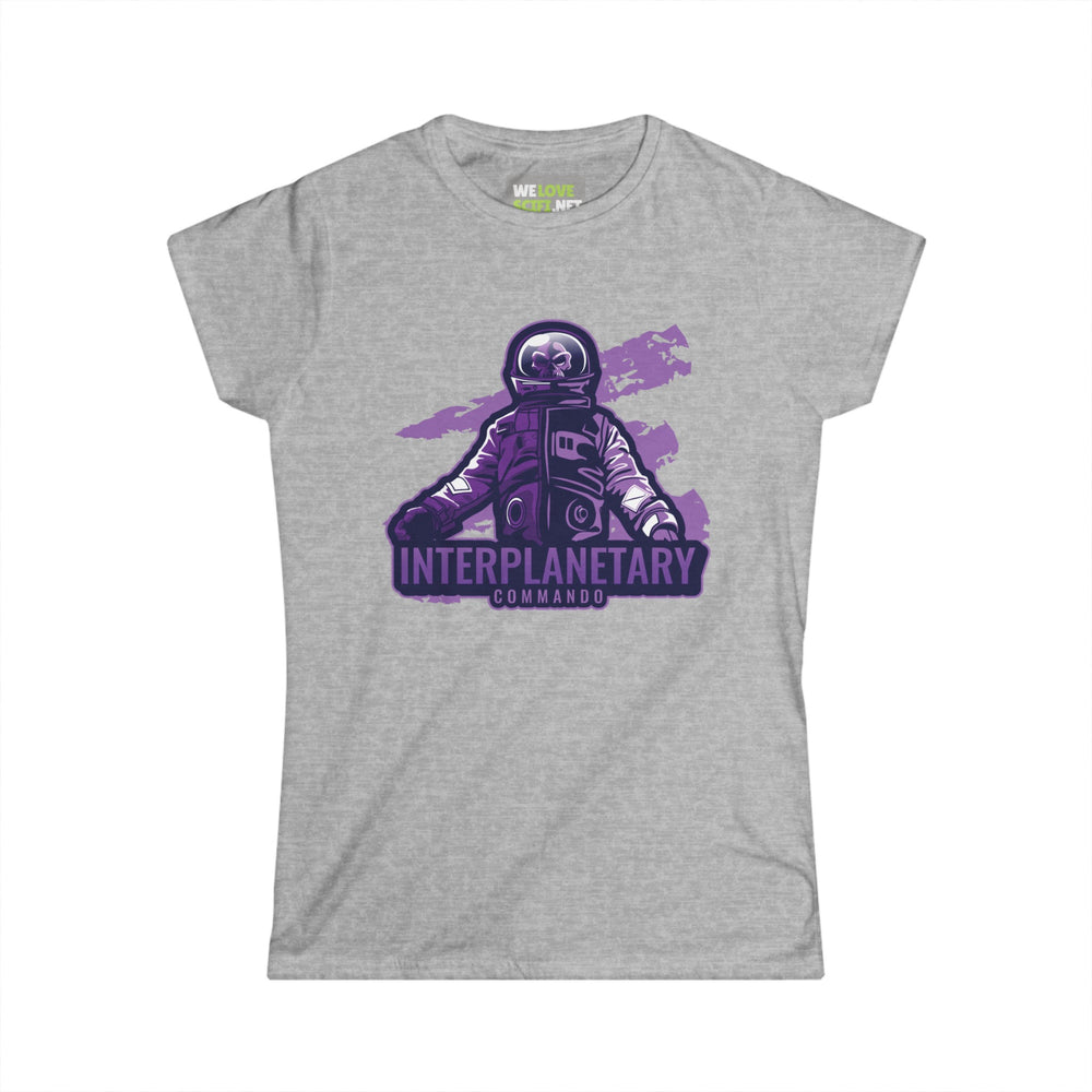 Interplanetary Commando Astronaut Woman Tee - Sci-Fi Apparel