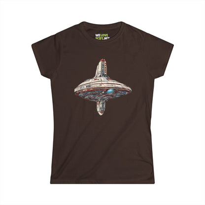 scifi woman's tee-Space is the Place - Sci-Fi Woman's Tee