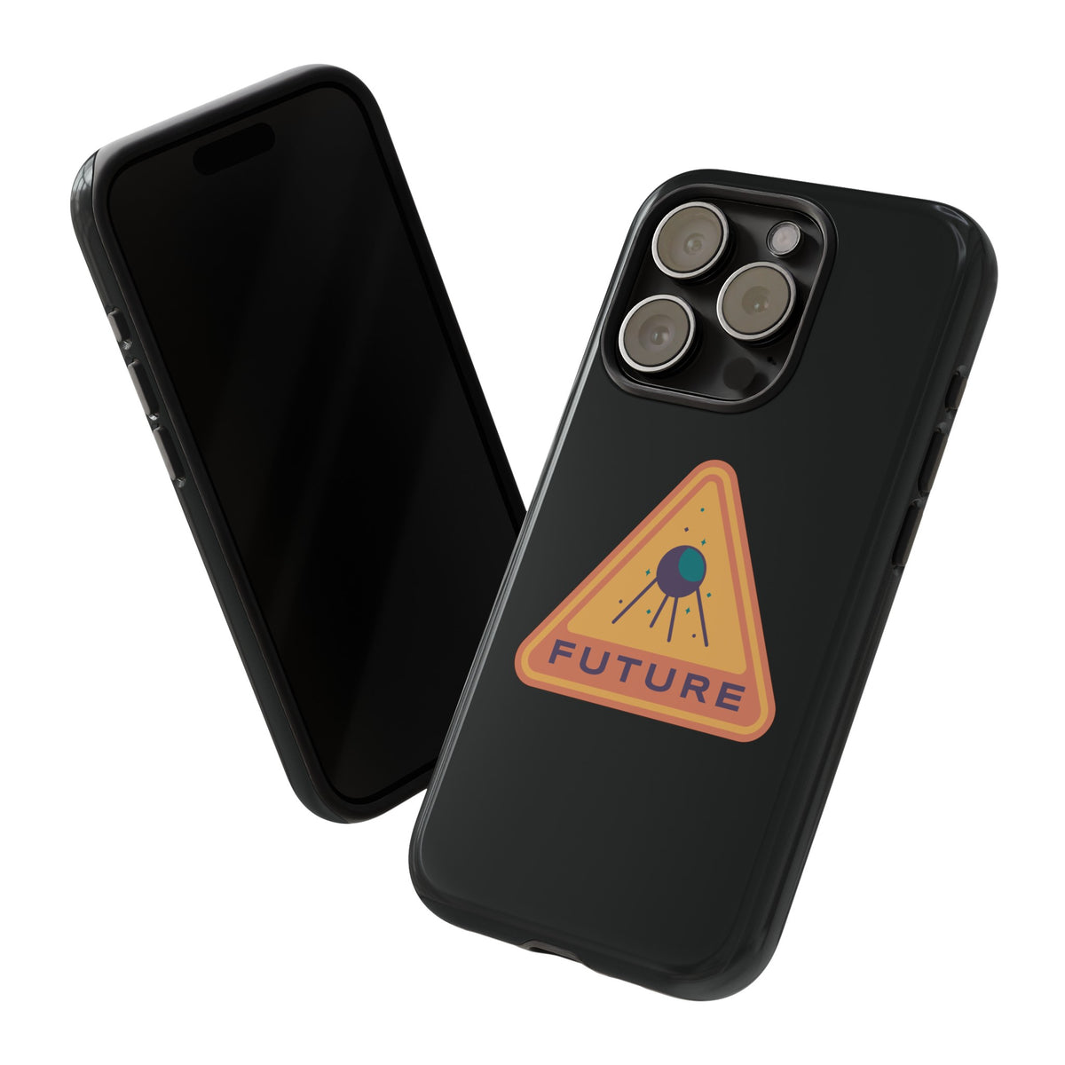 Future Retro Sign SciFi Tough iPhone Mobile Case-welovescifi