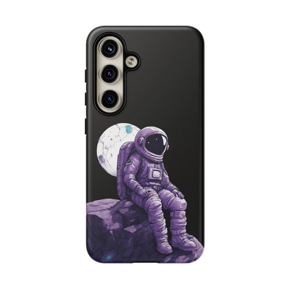 Art Samsung Galaxy Mobile Cases Still Waiting Astronaut