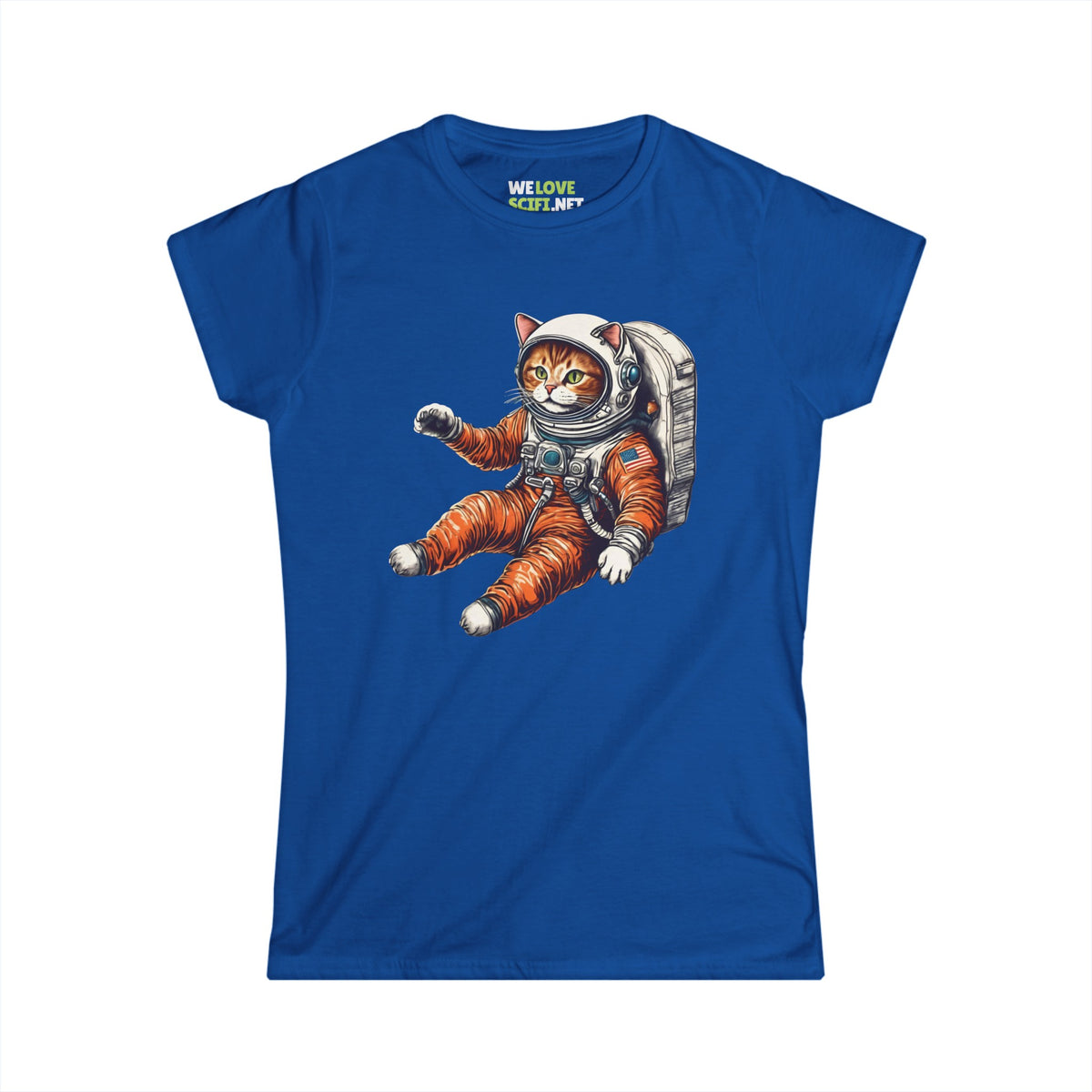 Redhead Spacecat Tee - Astronaut Women's Shirt | WeLoveSciFi