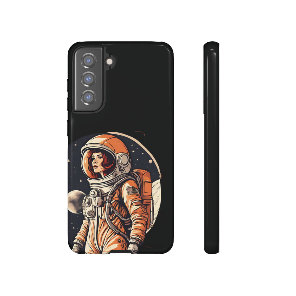 Spacegirl Astronaut Samsung Galaxy Cases