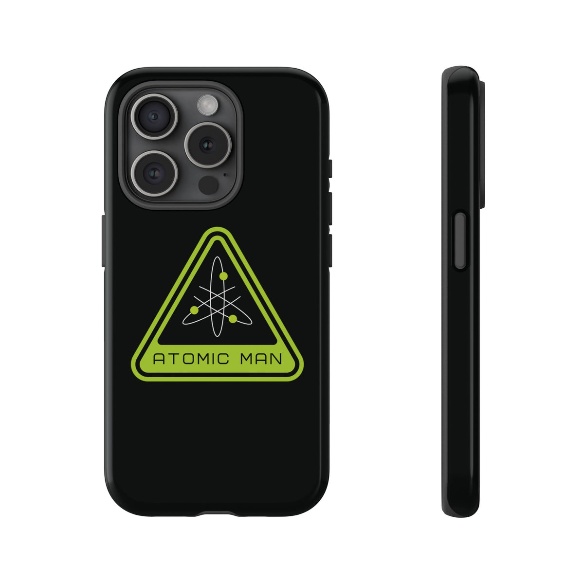 Atomic Man Retro Sign Sci-Fi Tough iPhone Mobile Cases