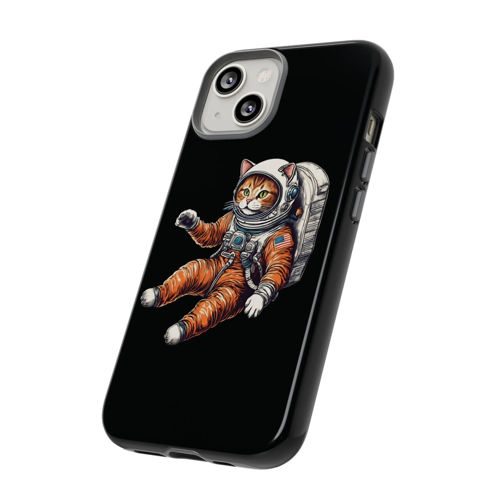 Redhead Spacecat iPhone Case - Tough Astronaut Mobile Cover