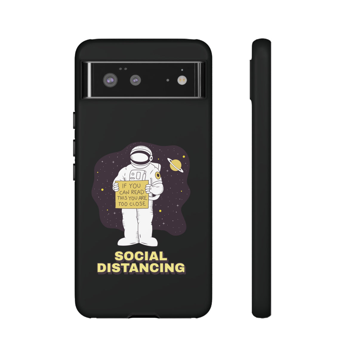 Social Distancing Astronaut Pixel Case