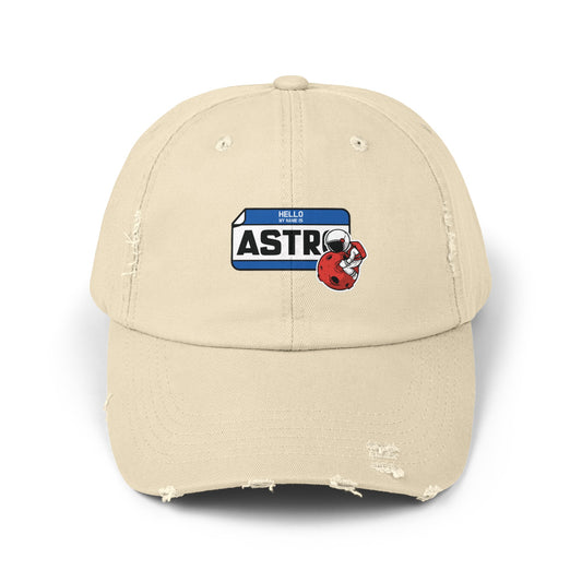 My Name is Astro Distressed Cap - Unisex Sci-Fi Hat