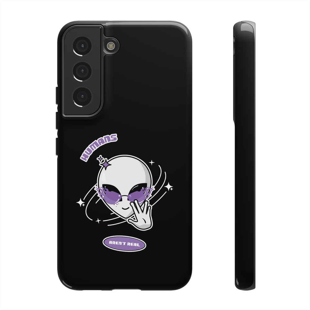 Sci-Fi Mobile Cases Humans Aren't Real UFO Samsung Galaxy