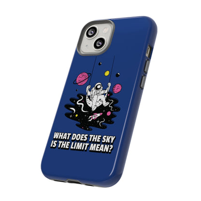 Astronaut iPhone Case Sky Is the Limit Sci-Fi Mobile Cover