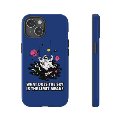 Astronaut iPhone Case Sky Is the Limit Sci-Fi Mobile Cover