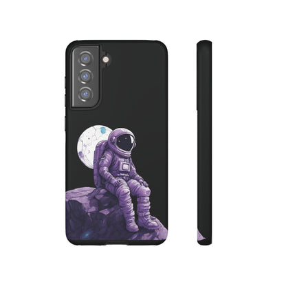 Art Samsung Galaxy Mobile Cases Still Waiting Astronaut