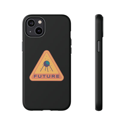 Future Retro Sign SciFi Tough iPhone Mobile Case-welovescifi