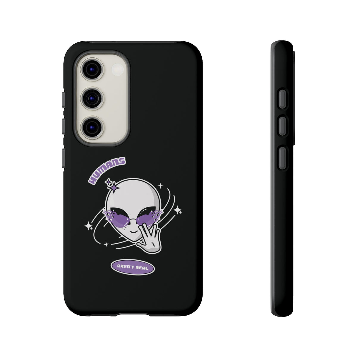 Sci-Fi Mobile Cases Humans Aren't Real UFO Samsung Galaxy