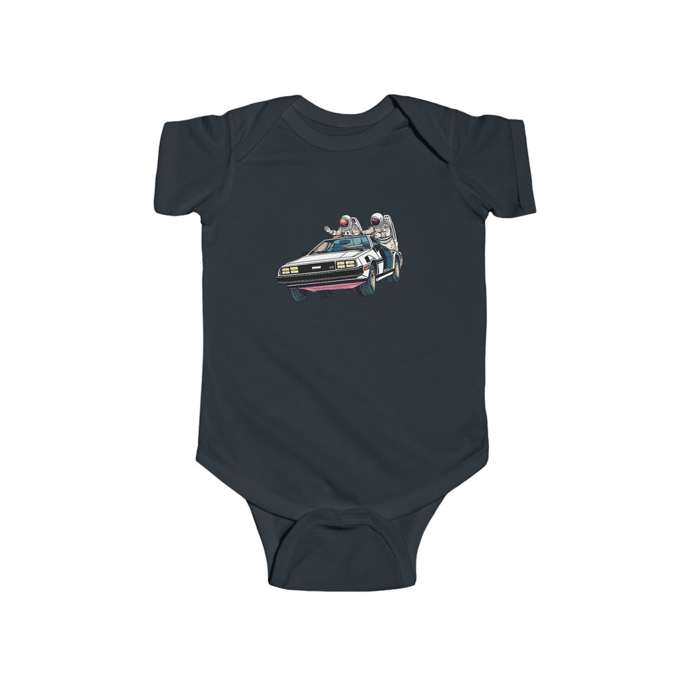 Delorean Baby Bodysuit - Sci-Fi Clothing for Kids