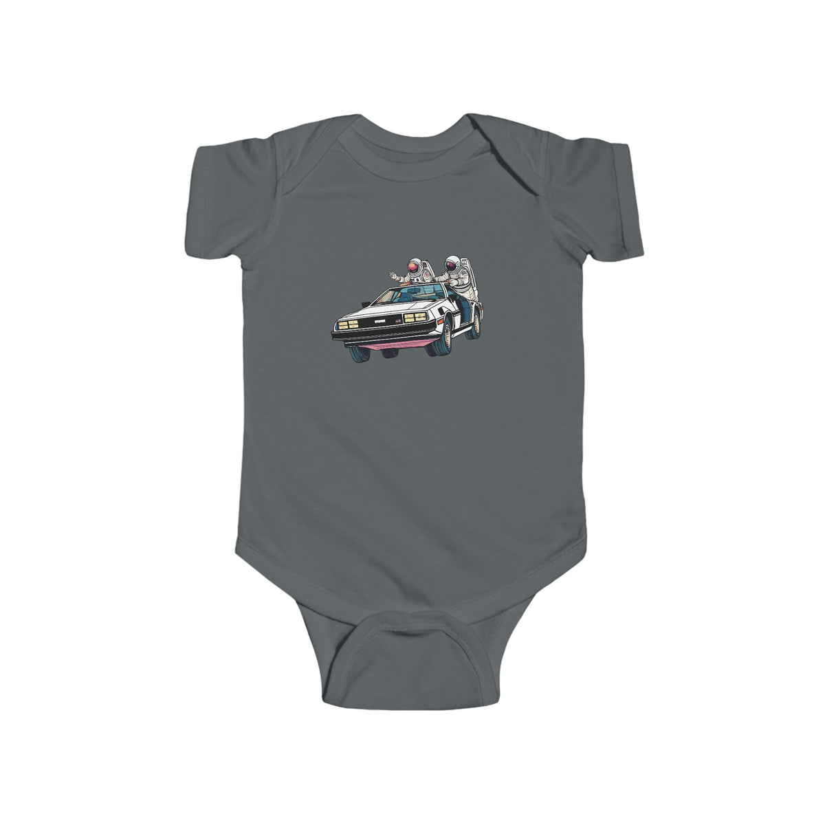 Delorean Baby Bodysuit - Sci-Fi Clothing for Kids