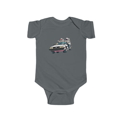 Delorean Baby Bodysuit - Sci-Fi Clothing for Kids