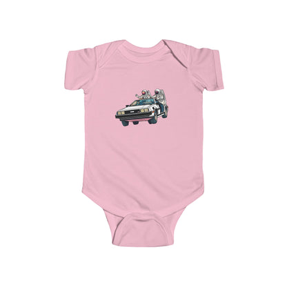 Delorean Baby Bodysuit - Sci-Fi Clothing for Kids