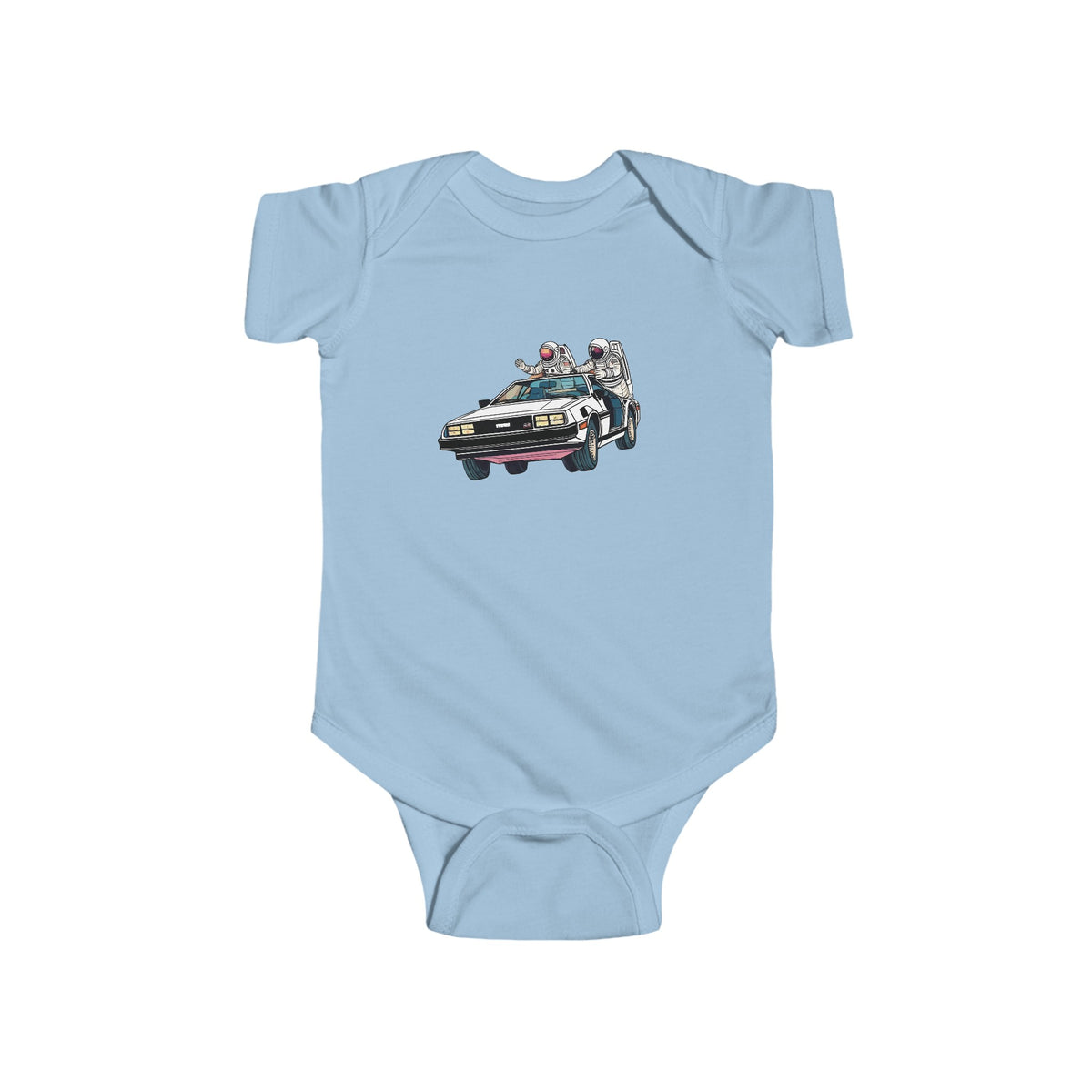 Delorean Baby Bodysuit - Sci-Fi Clothing for Kids