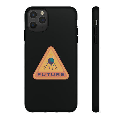 Future Retro Sign SciFi Tough iPhone Mobile Case-welovescifi