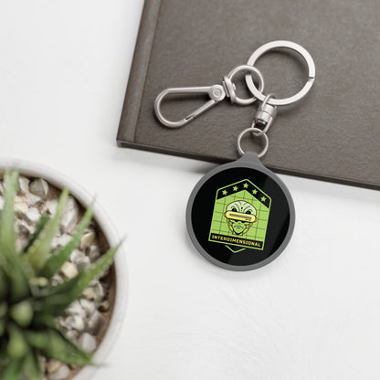 Interdimensional Alien Sign Keyring Tag-welovescifi.net