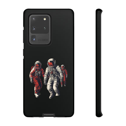 Astronauts In Red SpaceArt Tough Samsung Galaxy Mobile Cases