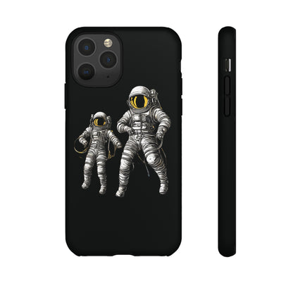 Astronauts Floating Tough iPhone Mobile Cases-welovescifi