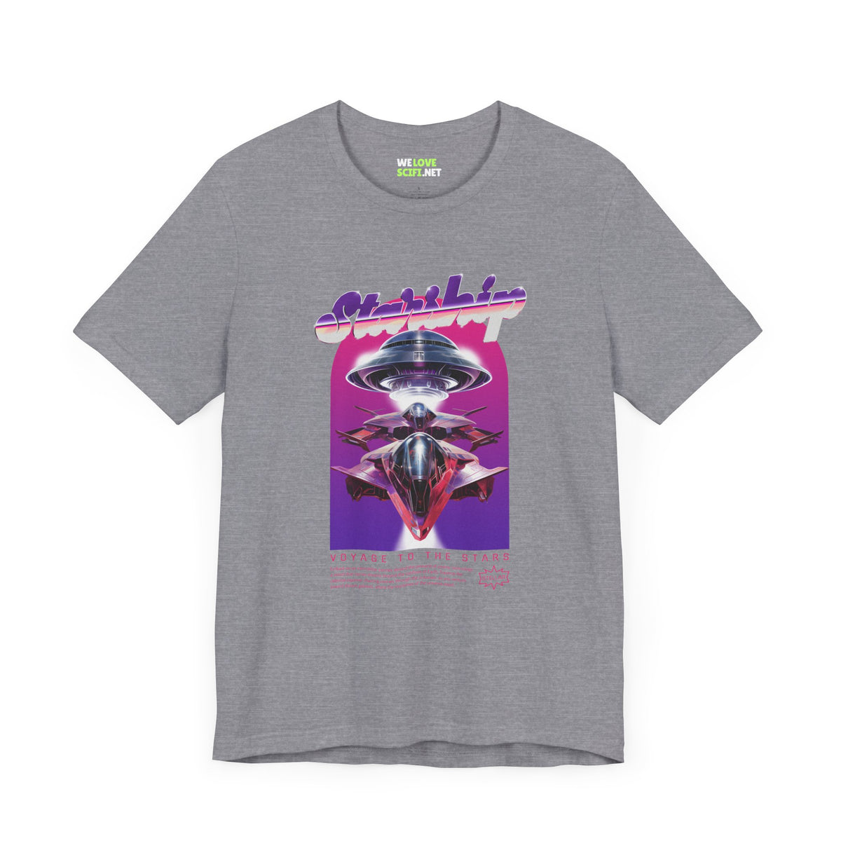 Starship Retro Sci-Fi T-Shirt | We Love Sci-Fi