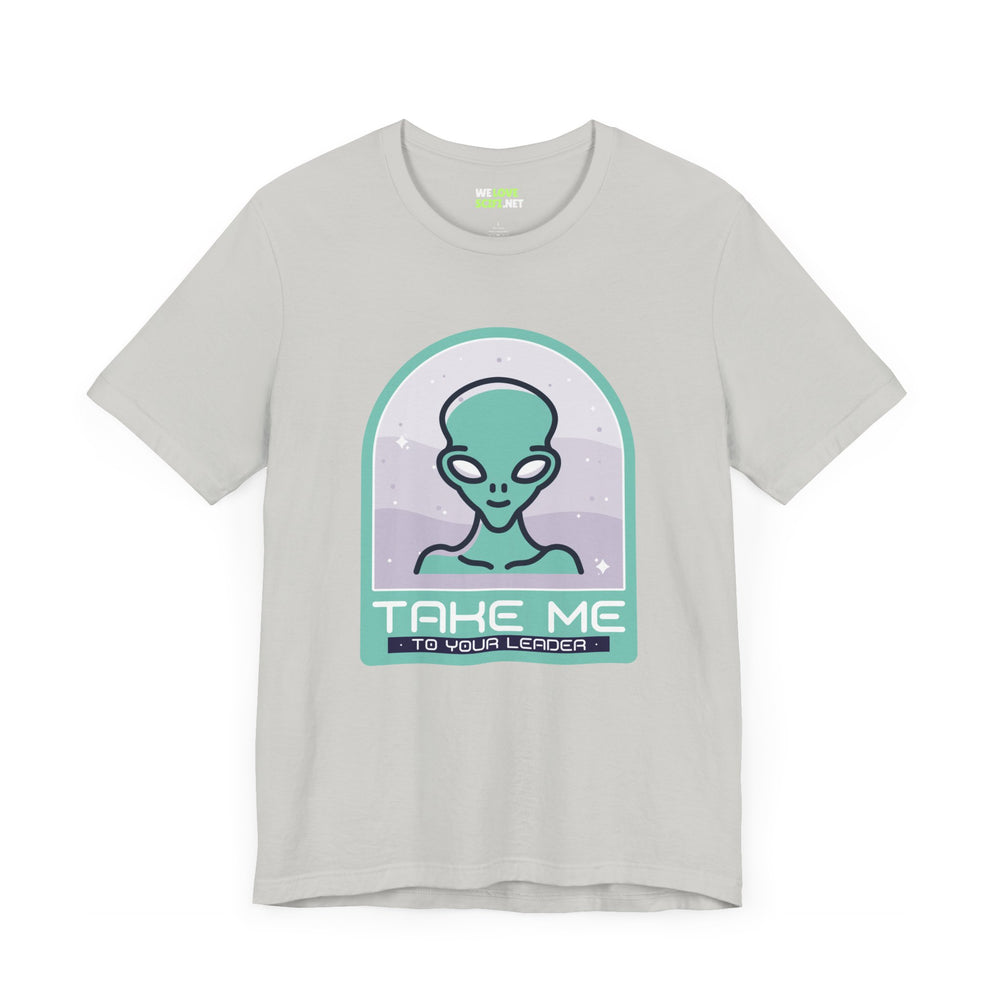 sci-fi UFO t-shirt-Take Me to Your Leader UFO SciFi T-Shirt