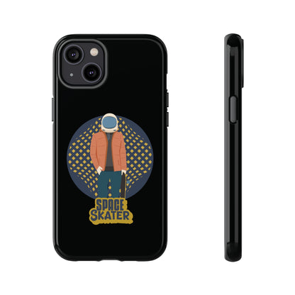 Space Skater Astronaut Sci-Fi Tough iPhone Mobile Cases