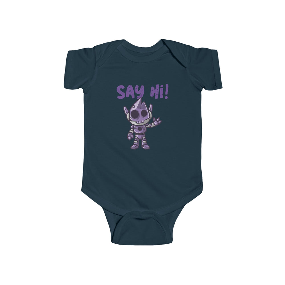 Say Hi Funny UFO Bodysuit | Cute Alien Baby Outfit