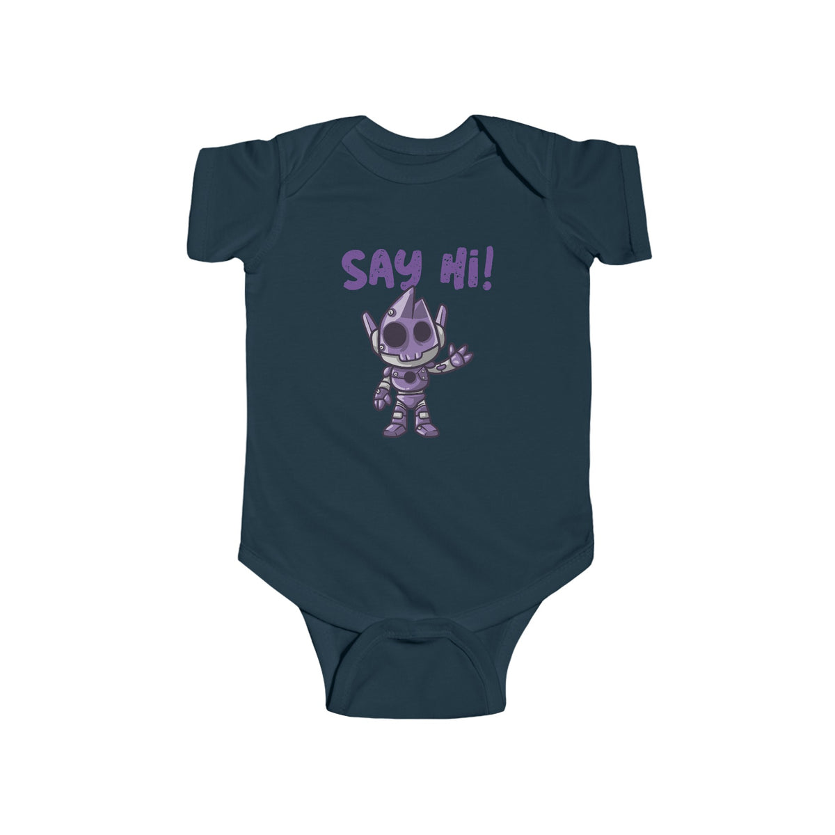 Say Hi Funny UFO Bodysuit | Cute Alien Baby Outfit