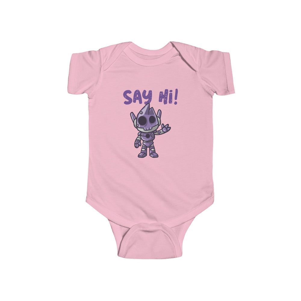 Say Hi Funny UFO Bodysuit | Cute Alien Baby Outfit