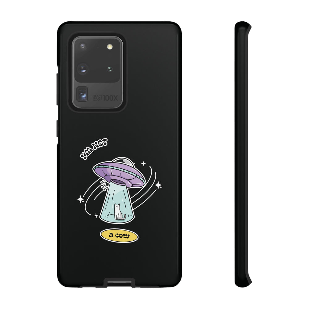 Sci-Fi UFO Samsung Galaxy Mobile Cases - Funny Roswell Cow