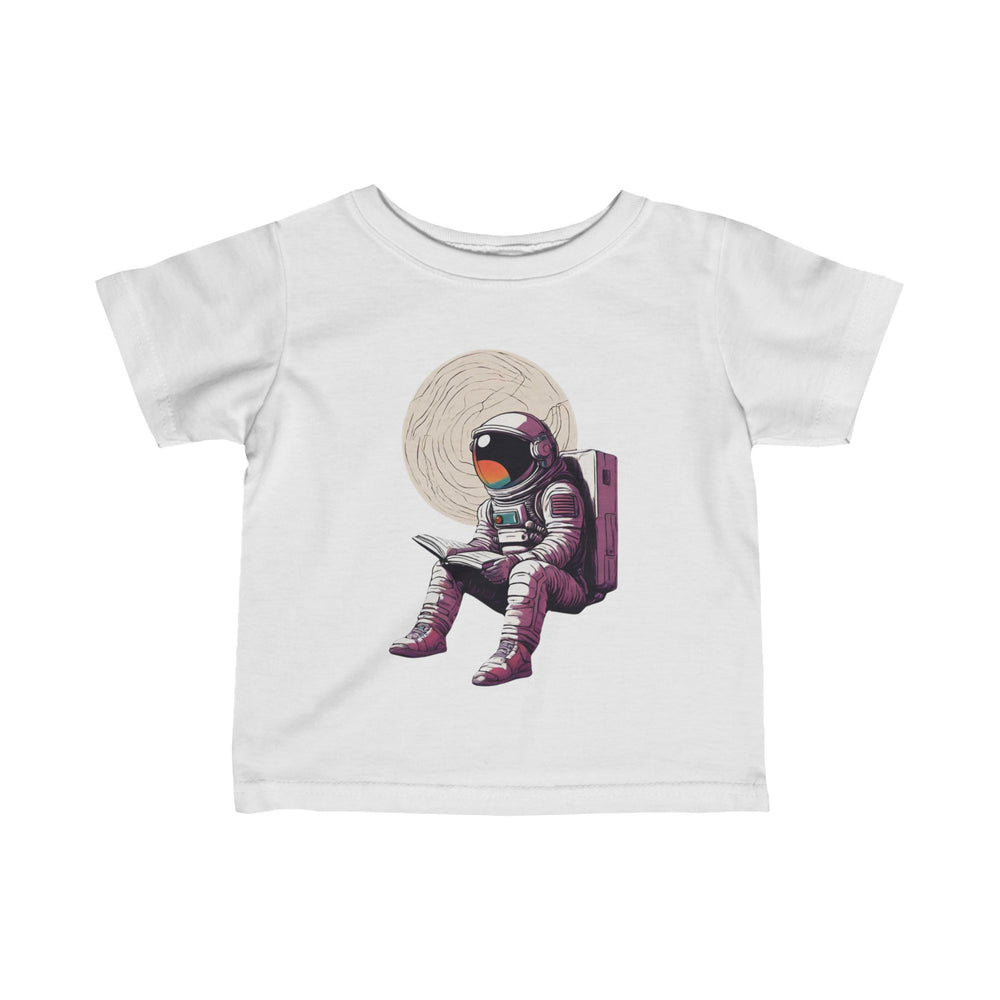 Space Art Tee: Infant Astronaut Fine Jersey T-Shirt