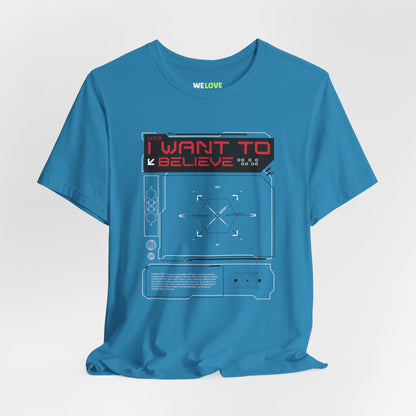 I Want To Believe UFOs Sci-Fi T-Shirt-welovescifi.net