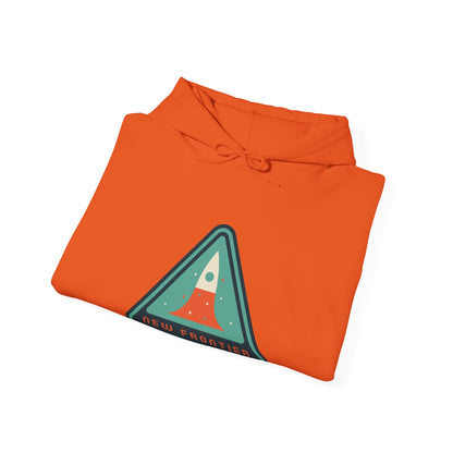 New Frontier Sign Retro Sci-Fi Hoodie | Retro Sci-Fi Hoodie