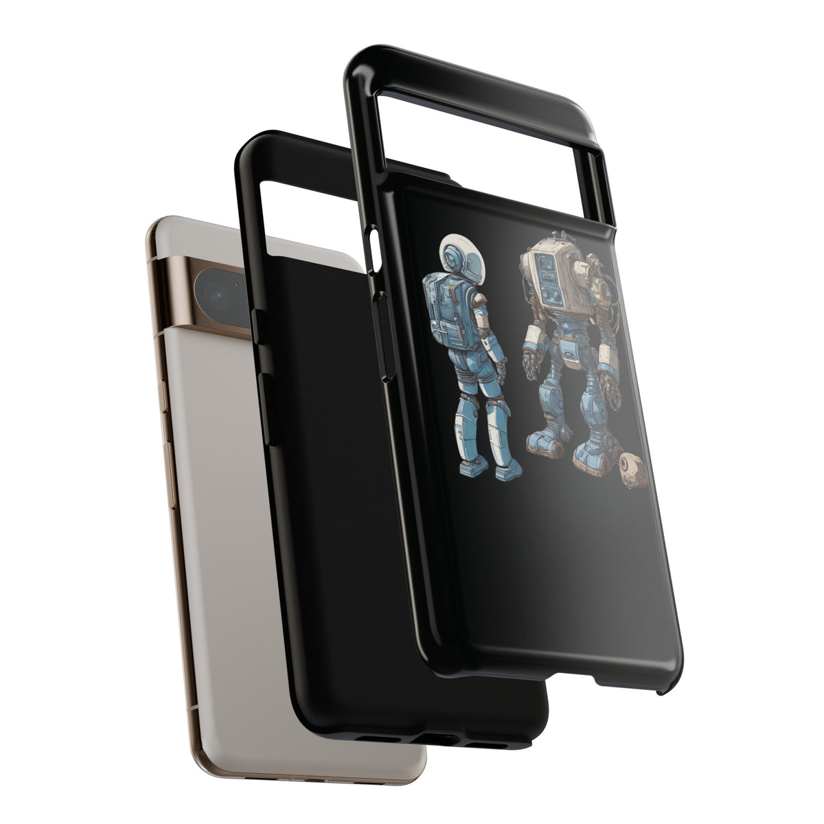 Robot Tough Google Pixel Mobile Cases Durable & Fun Designs