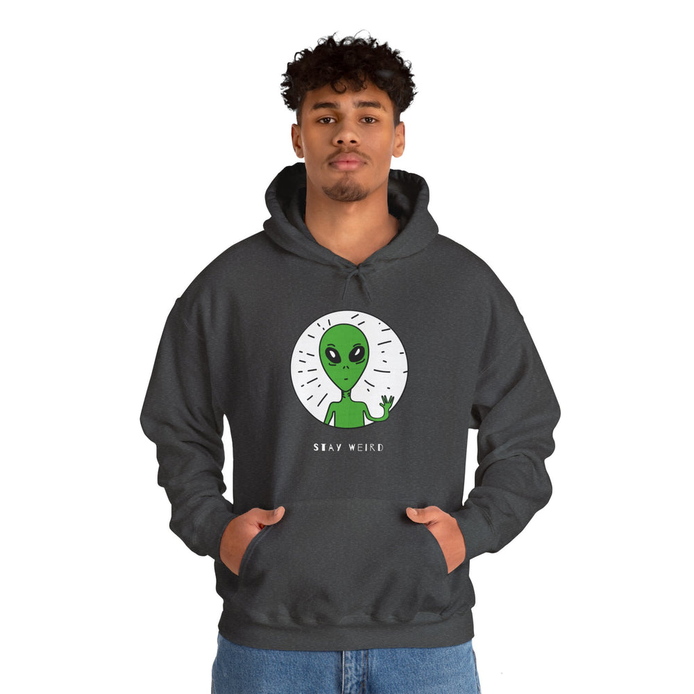 Stay Weird Alien Sci-Fi Hoodie - We Love Sci-Fi