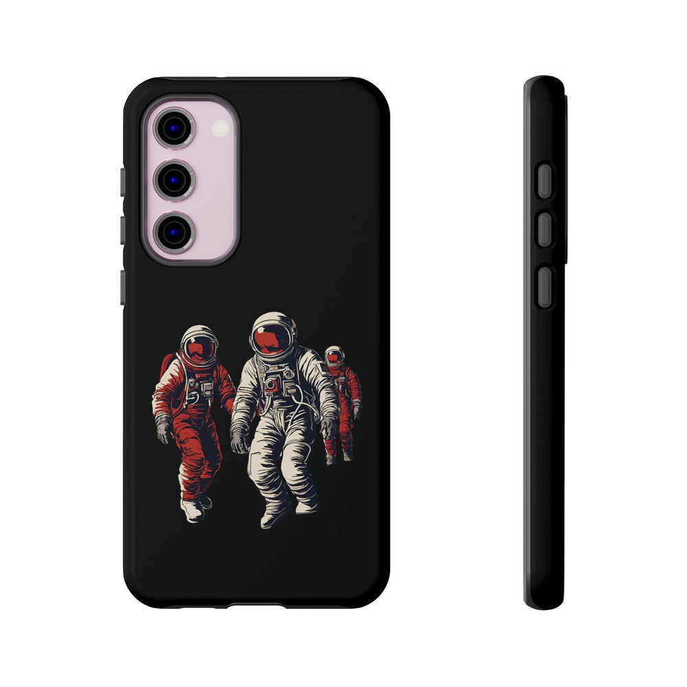 Astronauts In Red SpaceArt Tough Samsung Galaxy Mobile Cases