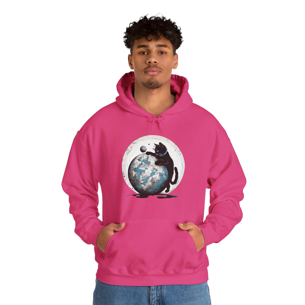 Space Player Cat Sci-Fi Hoodie - We Love Sci-Fi