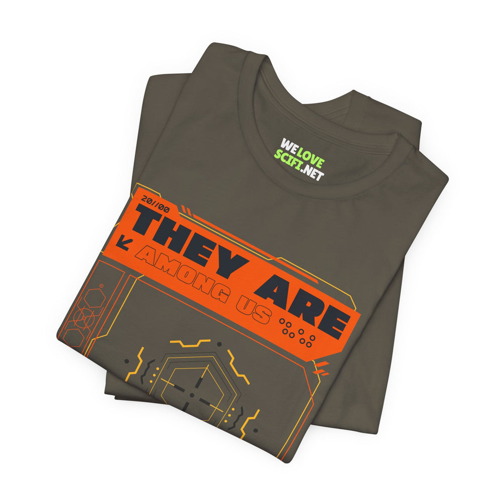 They Are Among Us UFO Sci-Fi T-Shirt-welovescifi.net