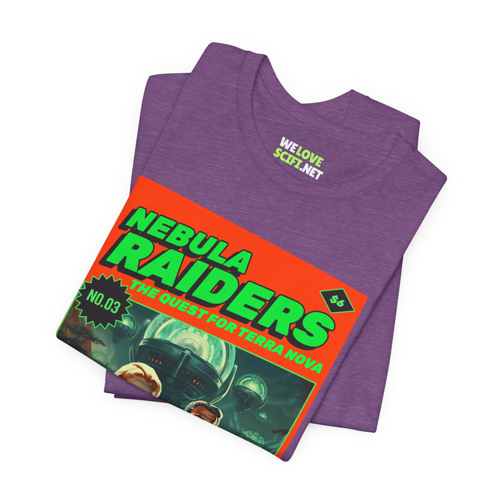 Nebula Raiders Retro Sci-Fi T-Shirt | Retro Sci-Fi T-Shirt